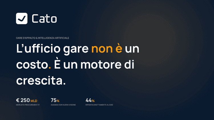 L'ufficio gare non è un costo: è un motore di crescita. Come dimostrarlo ai vertici.